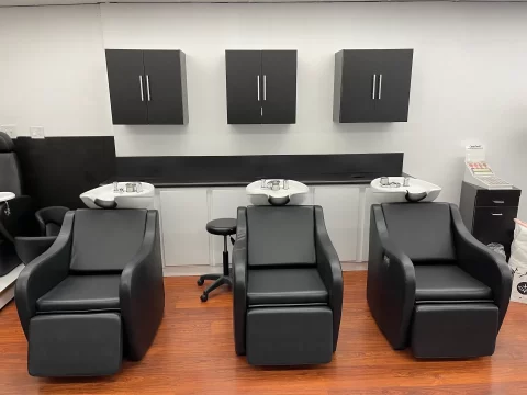 hair wash booths